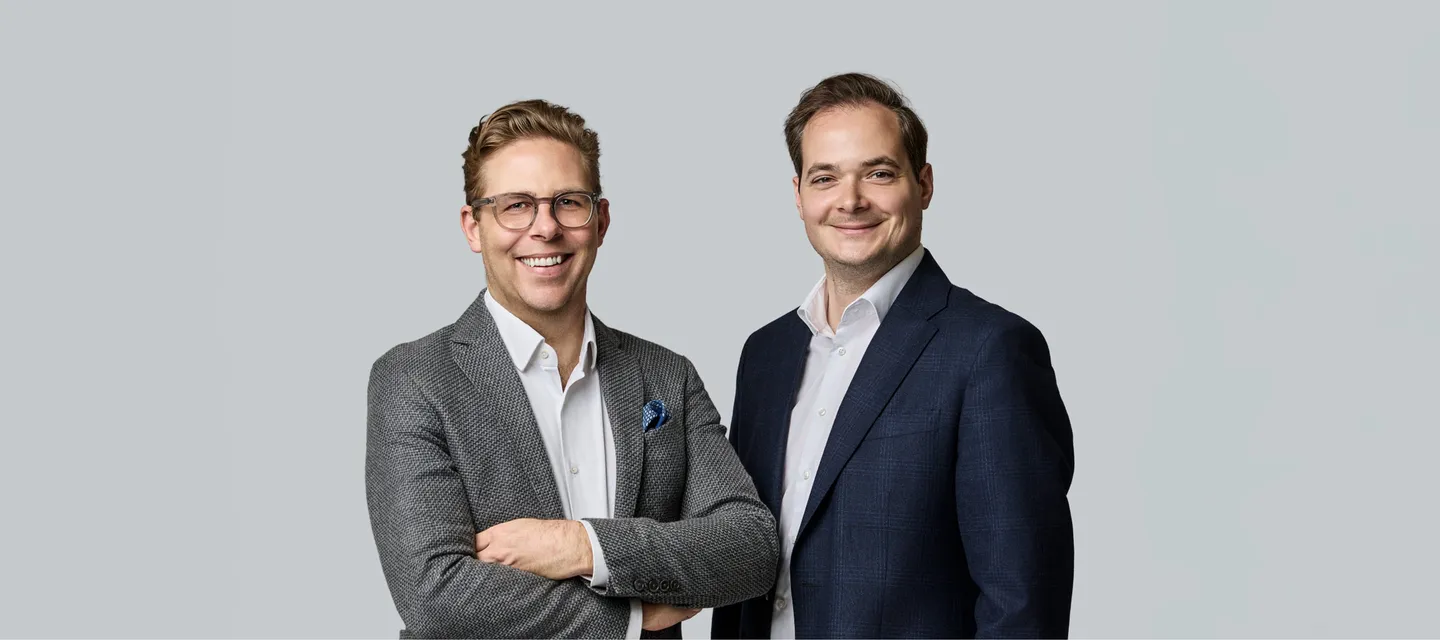 Julian Maly and Wolfgang Hank, senior consultants at fortalent